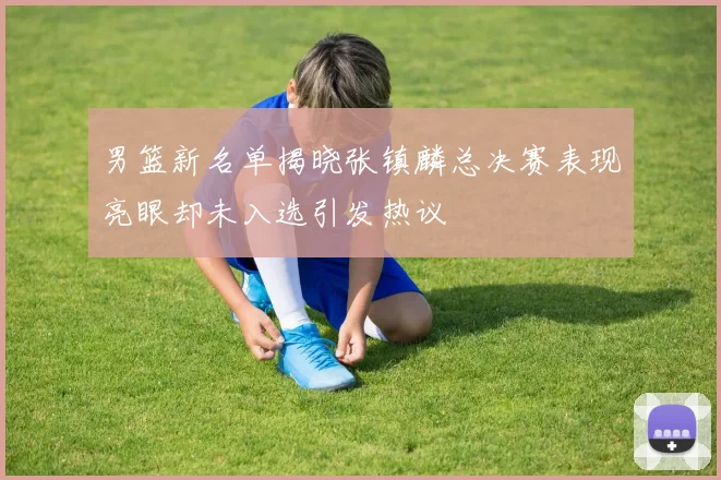 男篮新名单揭晓张镇麟总决赛表现亮眼却未入选引发热议